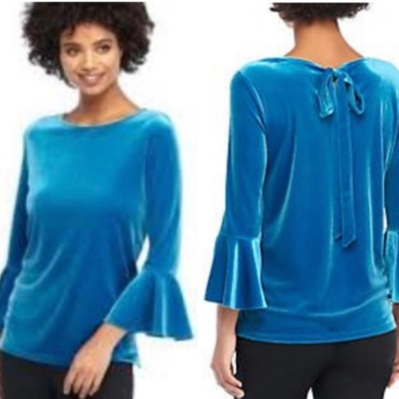 COPY - Limited velve bell sleeve top Sz 2X - Picture 1 of 5